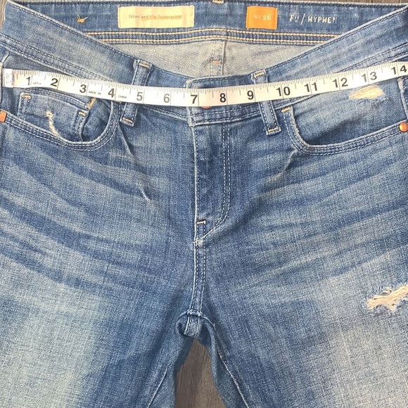 Pilcro and the Letterpress Blue Distressed Jeans - Picture 12 of 13